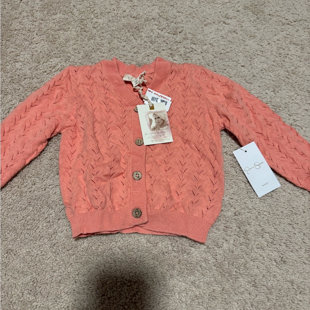 Jessica Simpson Coral Knit Cardigan